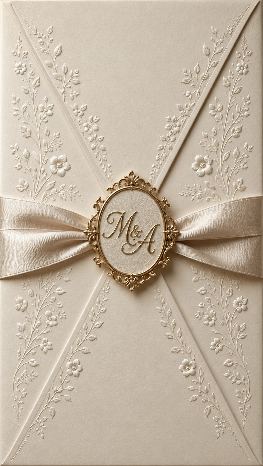 Maria & Anthony invitation design